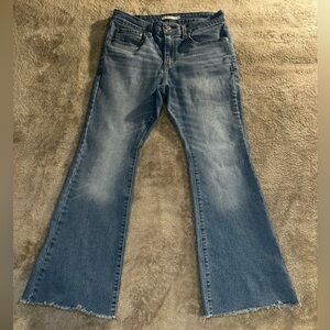 Levi's Blue 726 Flare Wide Leg Jeans Classic Style Size 31
